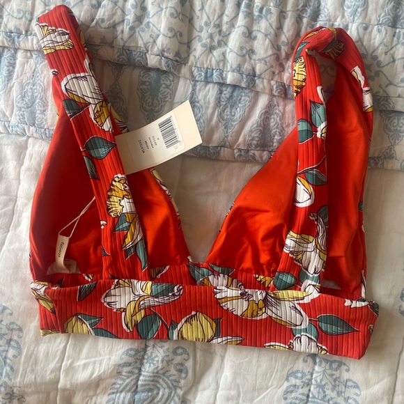 Eberjey Floral Red Bikini Top - Picture 4 of 4